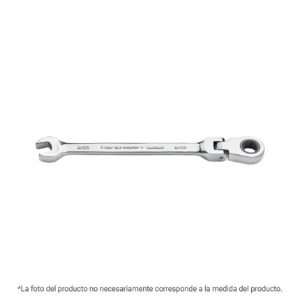 Llave combinada con matraca 19 mm flexible, Expert