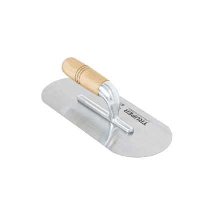 Llana canto redondo 12" x 5" con mango de madera, Truper