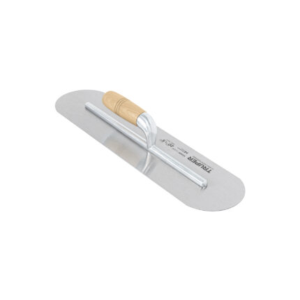 Llana canto redondo 20" x 5" con mango de madera, Truper