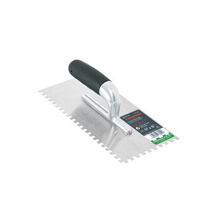 Llana 11" dentado cuadrado 1/4", 6 remaches, mgo comfort