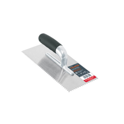 Llana 11" dentado triangular, 6 remaches, mgo comfort grip