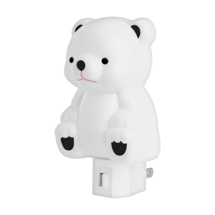 Luz de noche con lámpara E12, oso, Volteck