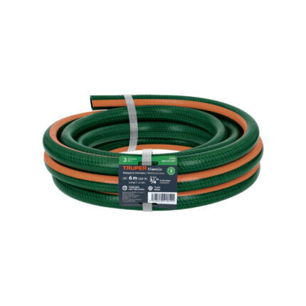 Manguera de jardín 3/4", 3 capas, 6m, sin conexiones, TRUPER