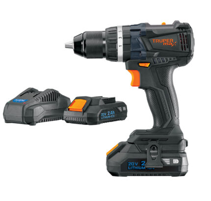 Rotomartillo 1/2", 20V, 2 baterías 2Ah, MAX