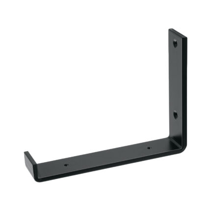 Ménsula vintage de acero negra 6 x 8", Fiero