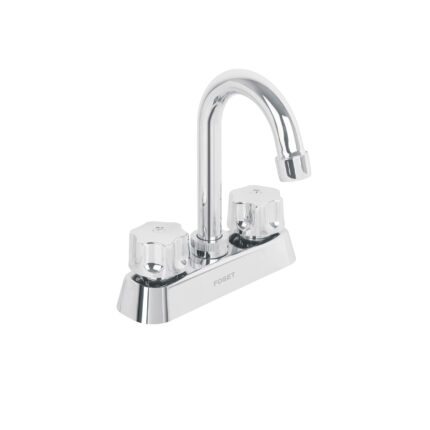 Mezcladora plástica 4" cuello tipo bar para lavabo, standard