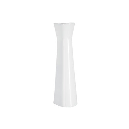 Pedestal cerámico para lavabo, blanco, FOSET