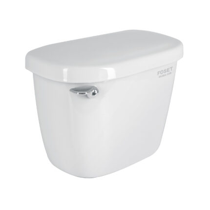 Tanque bajo cerámico con accesorios, blanco, FOSET