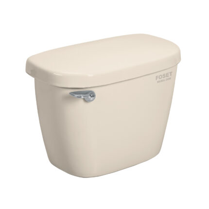 Tanque bajo cerámico con accesorios, marfil, FOSET