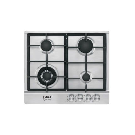 Parrilla gas empotrable 60cm, 4 quem, acero inox, Riviera