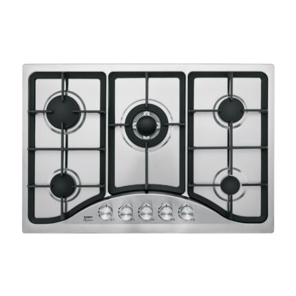 Parrilla gas empotrable 75cm, 5 quem, acero inox, Riviera