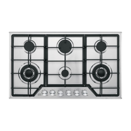 Parrilla gas empotrable 90cm, 6 quem, acero inox, Riviera