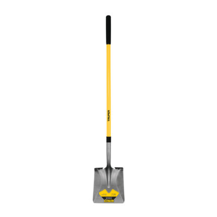 Pala cuadrada Tru Pro, mango largo de fibra de vidrio 48"