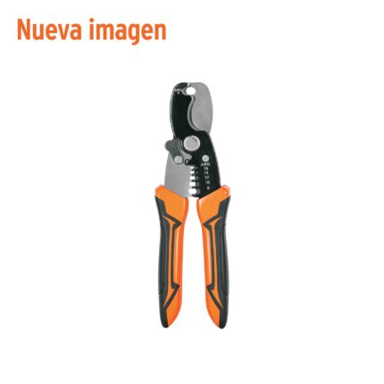 Pinza profesional 7" pela cables y corta cables, 14 a 8 AWG