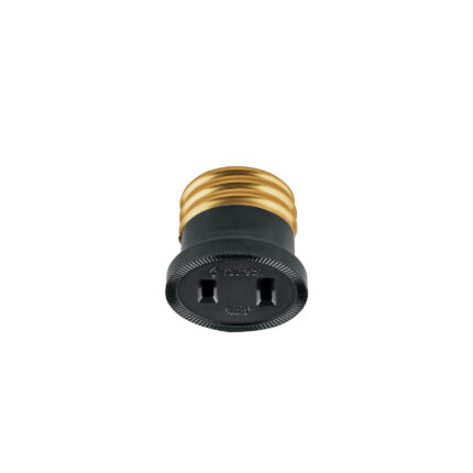 Adaptador de portalámpara a contacto, Volteck