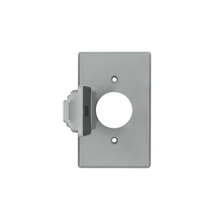 Placa contacto redondo, policarbonato,p/intemperie, Standard