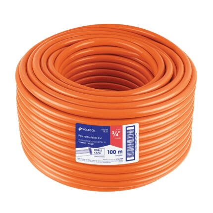 Metro de poliducto 3/4" rígido, rollo con 100 metros