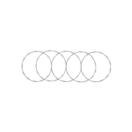 Rollo de púa concertina alta seguridad, 45 cm diámetro