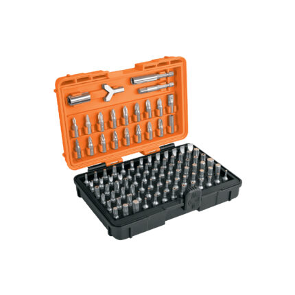 Juego de 100 puntas mixtas largo 1" en estuche plástico