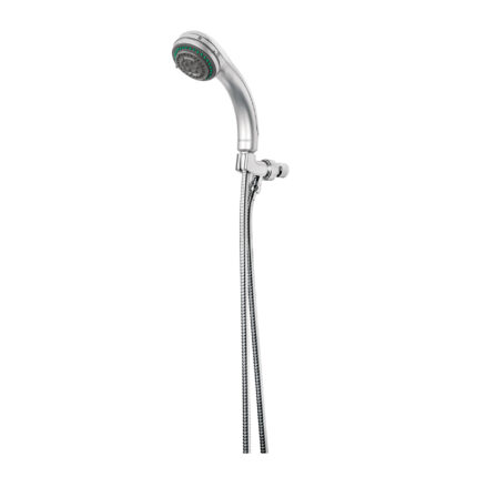 Regadera de teléfono 3", 5 funciones con soporte, Foset