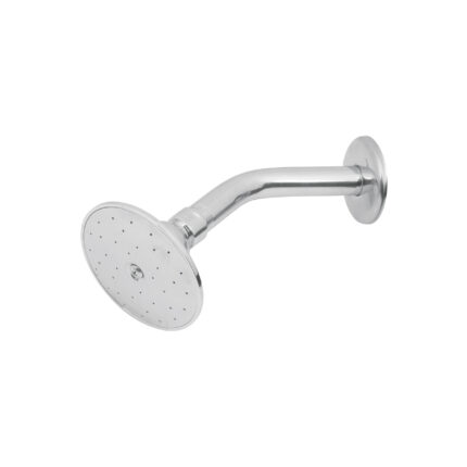 Regadera redonda 3-1/2" brazo y chapetón de acero, Foset