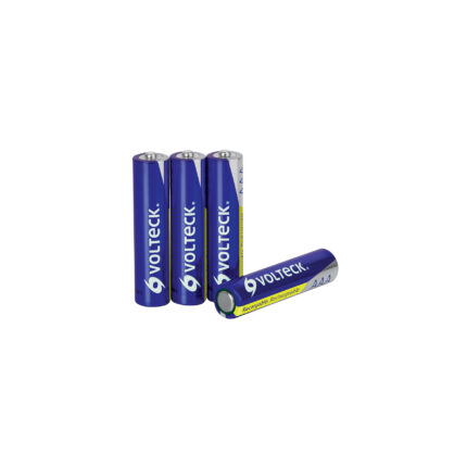 Blíster con 4 pilas recargables AAA uso general, 600 mAh