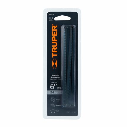 Blíster con 5 seguetas de repuesto para AJ-6, Truper