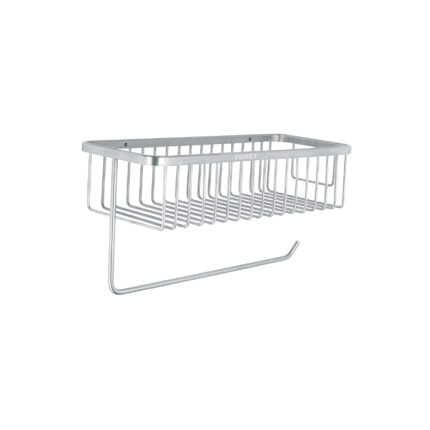 Portarrollo y especiero en cromo para cocina, Foset