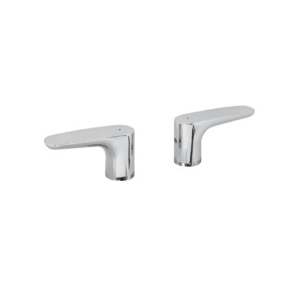 Jgo manerales de palanca p/taladros separados, cromo,Riviera