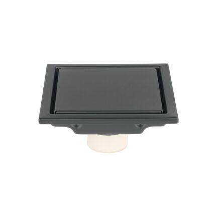 Resumidero reversible 4", anti olores, acero inox, negro, Aqua