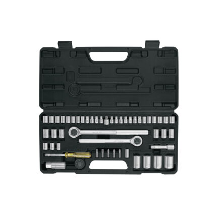 Juego 51 herramientas 1/4", 3/8" y 1/2" p/mecánico, Pretul