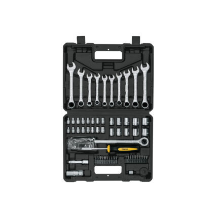 Juego de 70 herramientas 1/4" y 3/8" para mecánico, Pretul