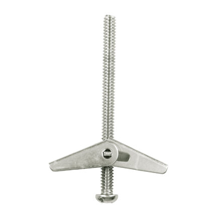 Caja con 100 sujetadores tipo mariposa de 1/4" x 3", Fiero