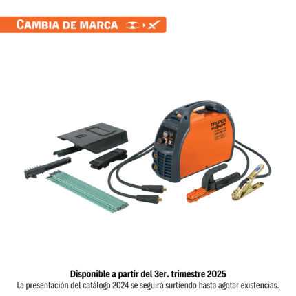 Soldadora inversora 130A, Bi-voltaje 127/220V, TRUPER