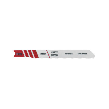 Blíster con 5 seguetas 24 DPP zanco "U" corte recto metal