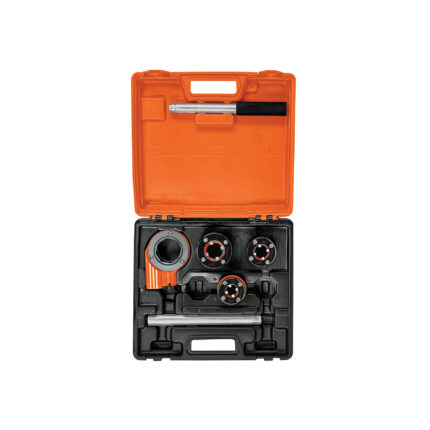 Juego de 4 tarrajas para tubo de 1/2' a 1', Truper