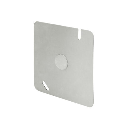 Tapa de 4" x 4" para caja cuadrada económica, Volteck