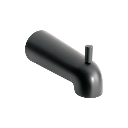 Salida de tina con desviador, negro, FOSET TÚBIG
