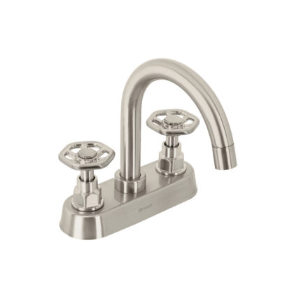 Mezcladora p/lavabo, bar, manerales redondos, satín, Tubig