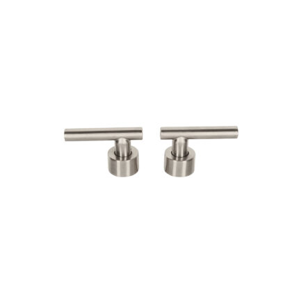 Juego de 2 manerales para mezcladora, palanca, satín, Tubig