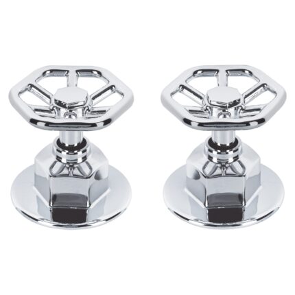 Juego de 2 manerales para regadera, volante, cromo, Tubig