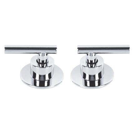 Juego de 2 manerales para regadera, palanca, cromo, Tubig