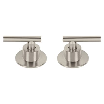 Juego de 2 manerales para regadera, palanca, satín, Tubig