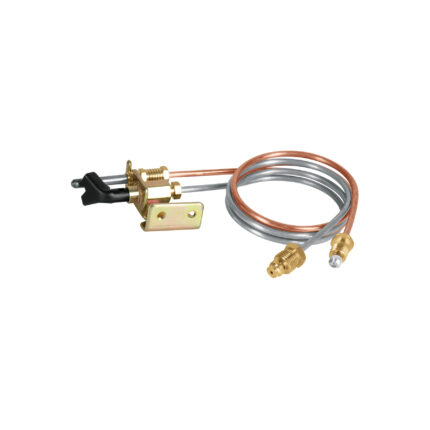 Termopar con piloto, tubo de aluminio, 60 cm, Foset