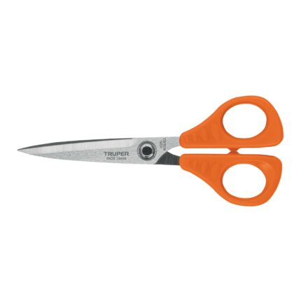 Tijera 6-1/2" de acero inoxidable para oficina, TRUPER