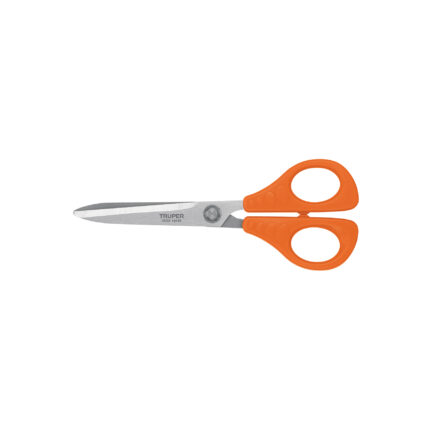 Tijera 8" de acero inoxidable para oficina, TRUPER