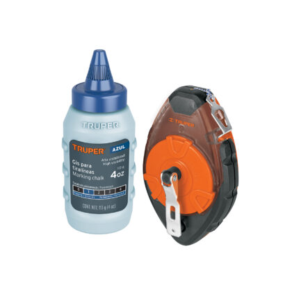 Tiralíneas profesional plástico con gis, 30m(100 ft), Truper