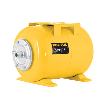 Tanque hidroneumático horizontal, 24 litros, PRETUL