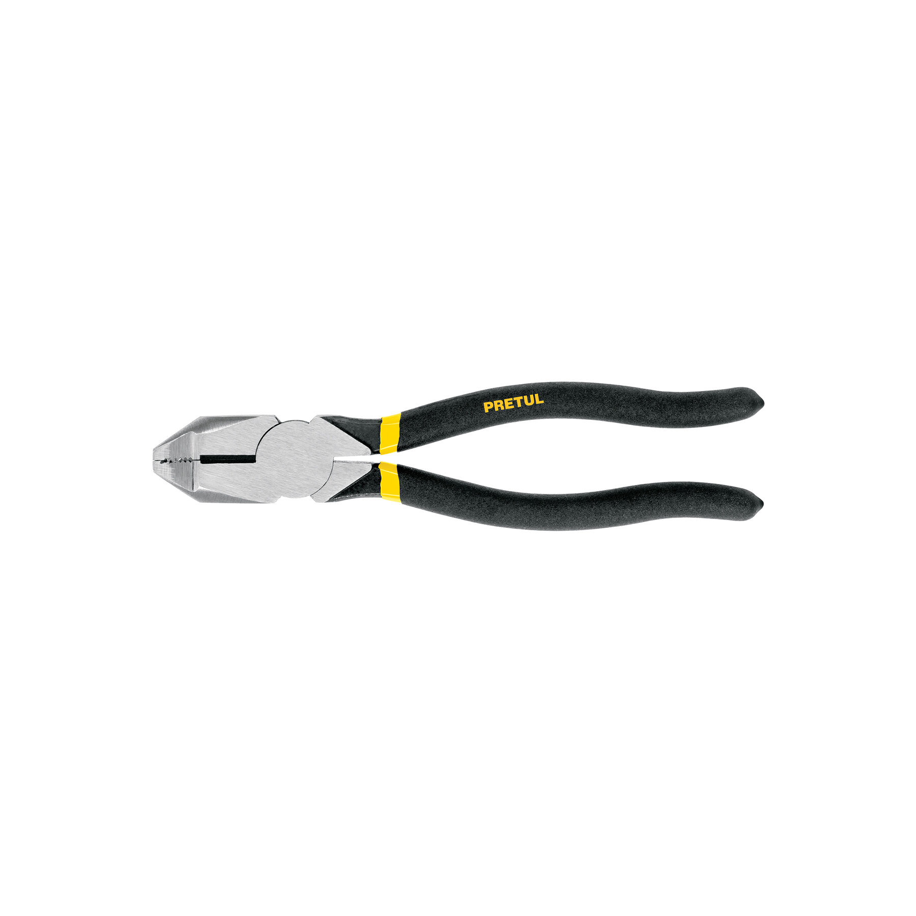 218-P.jpg Pinza para electricista 8' uso rudo, mango de PVC, PRETUL 218 P rotated