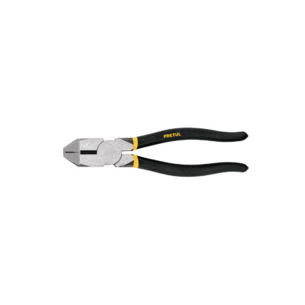 Pinza para electricista 9' uso rudo, mango de PVC, PRETUL